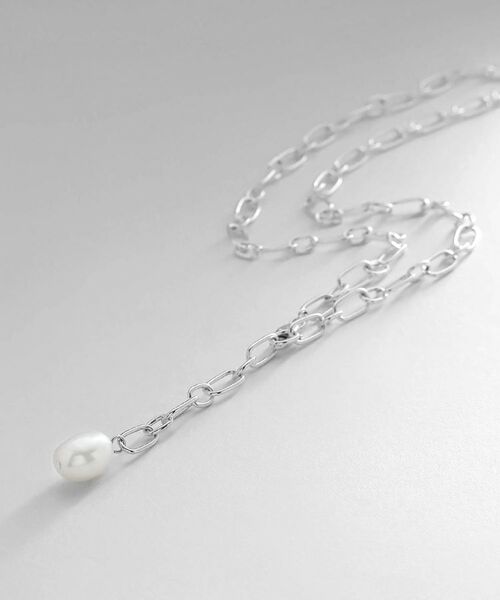 COCOSHNIK ONKITSCH / ココシュニックオンキッチュ ネックレス・ペンダント・チョーカー | シルバー バロックパール 2WAYドロップ ネックレス | 詳細1