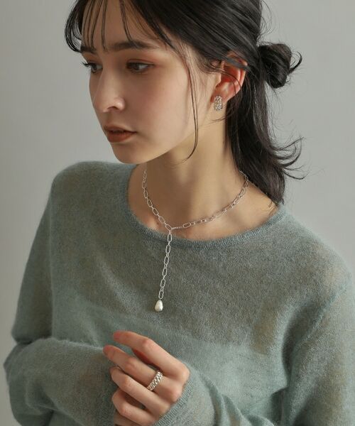 COCOSHNIK ONKITSCH / ココシュニックオンキッチュ ネックレス・ペンダント・チョーカー | シルバー バロックパール 2WAYドロップ ネックレス | 詳細9