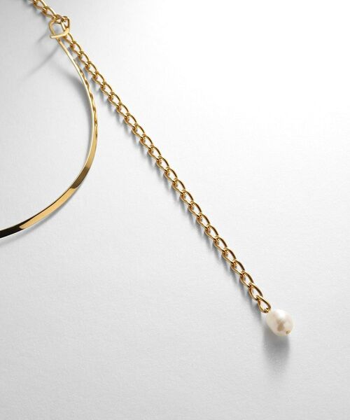 COCOSHNIK ONKITSCH / ココシュニックオンキッチュ ネックレス・ペンダント・チョーカー | シルバー マルチチェーンネックレス メタル・パール GP | 詳細2