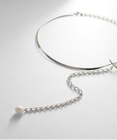 COCOSHNIK ONKITSCH / ココシュニックオンキッチュ ネックレス・ペンダント・チョーカー | シルバー マルチチェーンネックレス メタル・パール