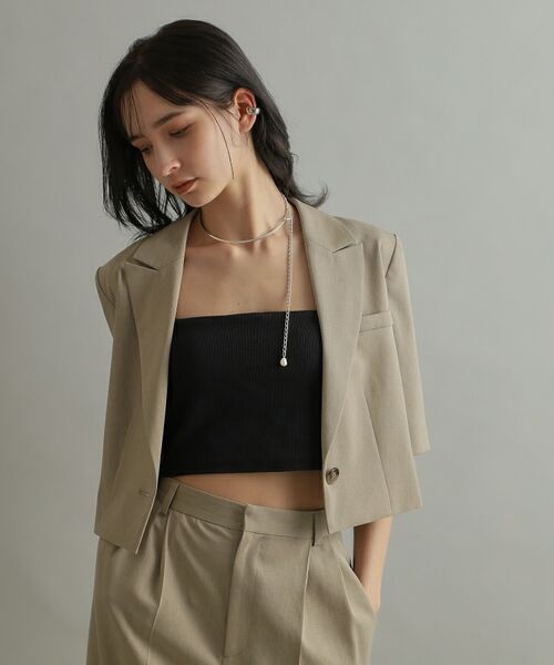 COCOSHNIK ONKITSCH / ココシュニックオンキッチュ ネックレス・ペンダント・チョーカー | シルバー マルチチェーンネックレス メタル・パール | 詳細7