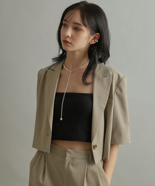 COCOSHNIK ONKITSCH / ココシュニックオンキッチュ ネックレス・ペンダント・チョーカー | シルバー マルチチェーンネックレス メタル・パール | 詳細8