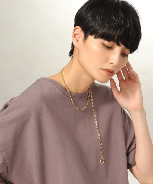 COCOSHNIK ONKITSCH / ココシュニックオンキッチュ ネックレス・ペンダント・チョーカー | シルバー マルチチェーンネックレス ミックスチェーン GP | 詳細11