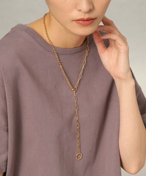 COCOSHNIK ONKITSCH / ココシュニックオンキッチュ ネックレス・ペンダント・チョーカー | シルバー マルチチェーンネックレス ミックスチェーン GP | 詳細12