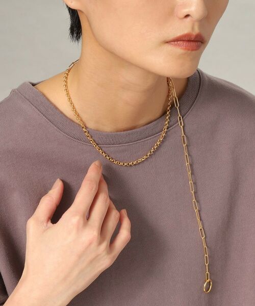 COCOSHNIK ONKITSCH / ココシュニックオンキッチュ ネックレス・ペンダント・チョーカー | シルバー マルチチェーンネックレス ミックスチェーン GP | 詳細13