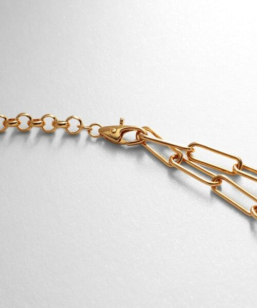 COCOSHNIK ONKITSCH / ココシュニックオンキッチュ ネックレス・ペンダント・チョーカー | シルバー マルチチェーンネックレス ミックスチェーン GP | 詳細3