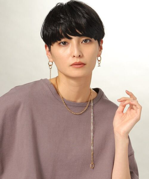 COCOSHNIK ONKITSCH / ココシュニックオンキッチュ ネックレス・ペンダント・チョーカー | シルバー マルチチェーンネックレス ミックスチェーン GP | 詳細6