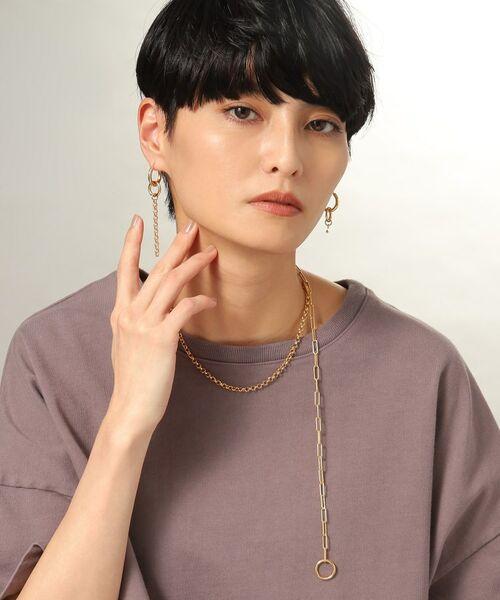 COCOSHNIK ONKITSCH / ココシュニックオンキッチュ ネックレス・ペンダント・チョーカー | シルバー マルチチェーンネックレス ミックスチェーン GP | 詳細7