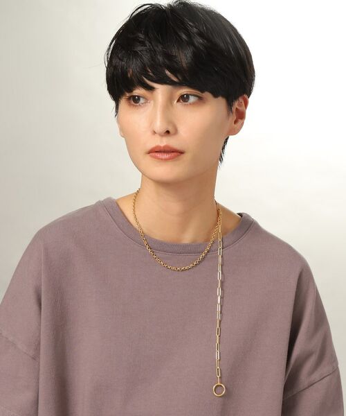 COCOSHNIK ONKITSCH / ココシュニックオンキッチュ ネックレス・ペンダント・チョーカー | シルバー マルチチェーンネックレス ミックスチェーン GP | 詳細9