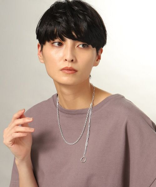 COCOSHNIK ONKITSCH / ココシュニックオンキッチュ ネックレス・ペンダント・チョーカー | シルバー マルチチェーンネックレス ミックスチェーン | 詳細10