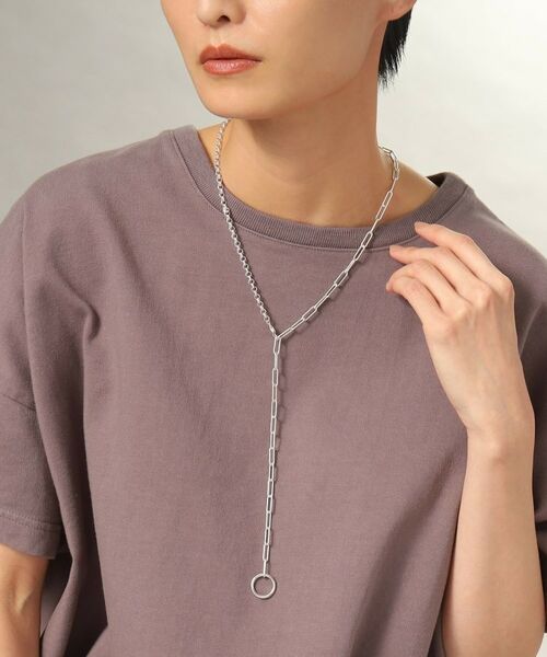 COCOSHNIK ONKITSCH / ココシュニックオンキッチュ ネックレス・ペンダント・チョーカー | シルバー マルチチェーンネックレス ミックスチェーン | 詳細12