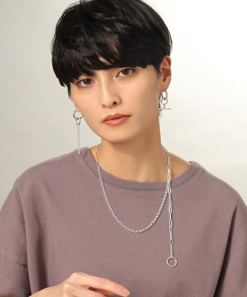 COCOSHNIK ONKITSCH / ココシュニックオンキッチュ ネックレス・ペンダント・チョーカー | シルバー マルチチェーンネックレス ミックスチェーン | 詳細6