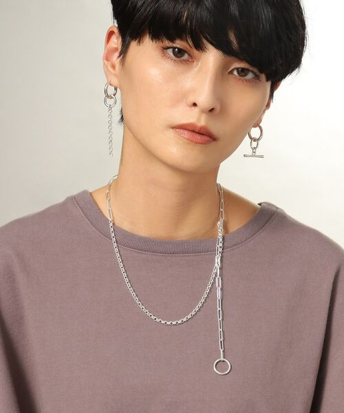 COCOSHNIK ONKITSCH / ココシュニックオンキッチュ ネックレス・ペンダント・チョーカー | シルバー マルチチェーンネックレス ミックスチェーン | 詳細7