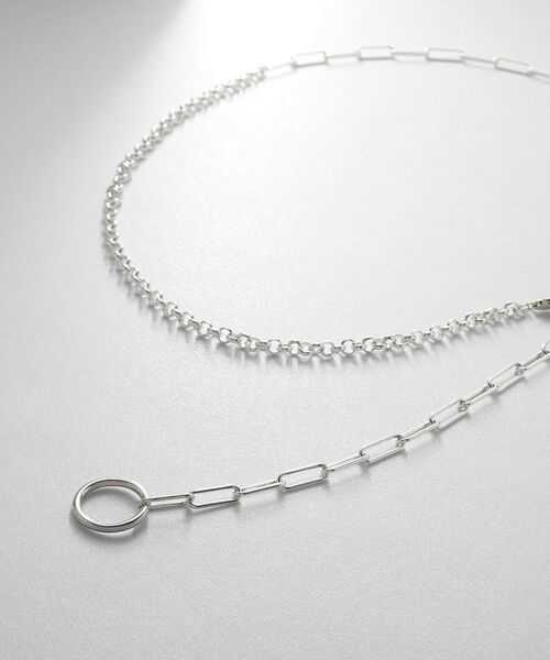 COCOSHNIK ONKITSCH / ココシュニックオンキッチュ ネックレス・ペンダント・チョーカー | シルバー マルチチェーンネックレス ミックスチェーン（シルバー(600)）
