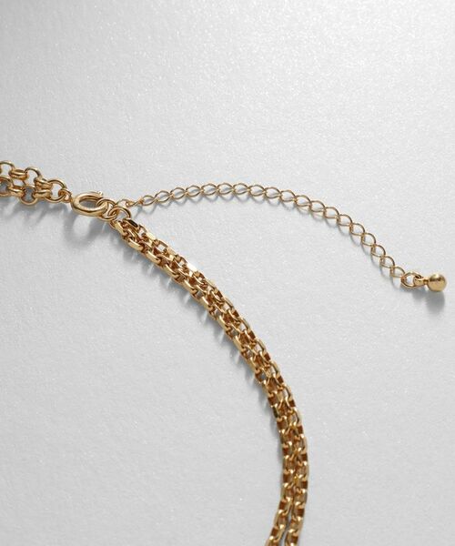 COCOSHNIK ONKITSCH / ココシュニックオンキッチュ ネックレス・ペンダント・チョーカー | シルバー サークルモチーフ ダブルチェーンチョーカー GP | 詳細3