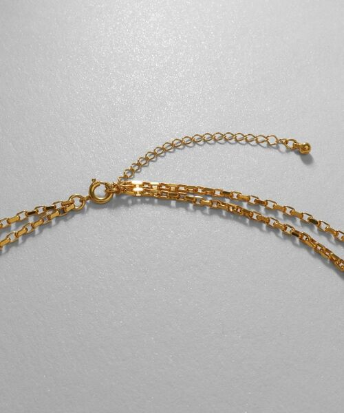 COCOSHNIK ONKITSCH / ココシュニックオンキッチュ ネックレス・ペンダント・チョーカー | シルバー サークルモチーフ ステーションネックレス GP | 詳細3