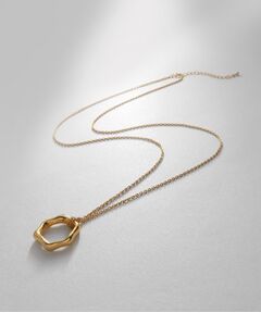 COCOSHNIK ONKITSCH / ココシュニックオンキッチュ ネックレス・ペンダント・チョーカー | シルバー ニュアンスネックレス ヘキサゴン GP