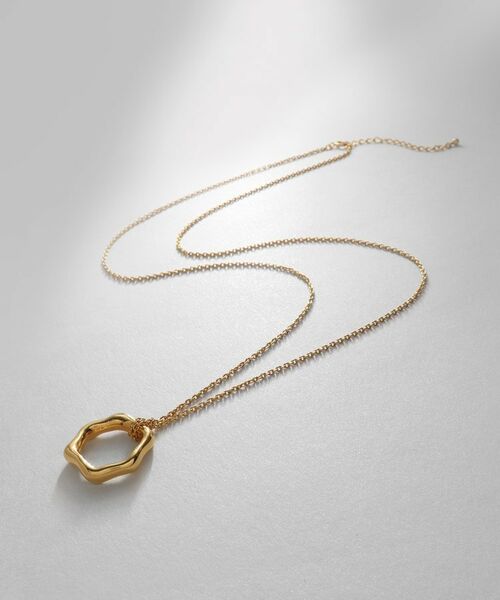 COCOSHNIK ONKITSCH / ココシュニックオンキッチュ ネックレス・ペンダント・チョーカー | シルバー ニュアンスネックレス ヘキサゴン GP | 詳細1