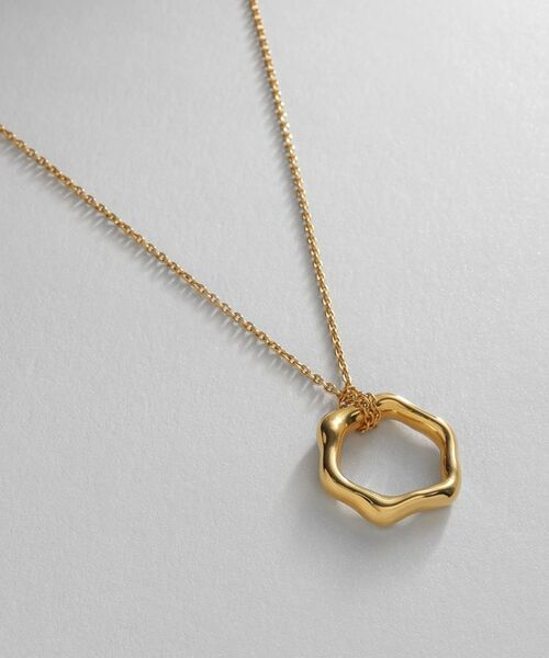 COCOSHNIK ONKITSCH / ココシュニックオンキッチュ ネックレス・ペンダント・チョーカー | シルバー ニュアンスネックレス ヘキサゴン GP | 詳細2