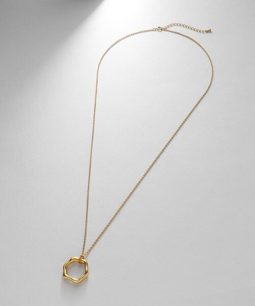 COCOSHNIK ONKITSCH / ココシュニックオンキッチュ ネックレス・ペンダント・チョーカー | シルバー ニュアンスネックレス ヘキサゴン GP | 詳細4