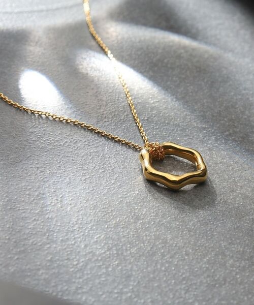 COCOSHNIK ONKITSCH / ココシュニックオンキッチュ ネックレス・ペンダント・チョーカー | シルバー ニュアンスネックレス ヘキサゴン GP | 詳細5