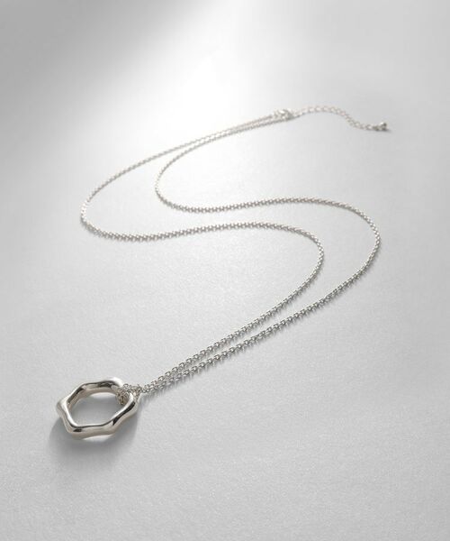 COCOSHNIK ONKITSCH / ココシュニックオンキッチュ ネックレス・ペンダント・チョーカー | シルバー ニュアンスネックレス ヘキサゴン（シルバー(600)）