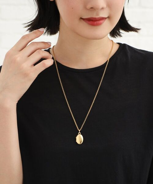 COCOSHNIK ONKITSCH / ココシュニックオンキッチュ ネックレス・ペンダント・チョーカー | シルバー ロケットネックレス オーバル GP | 詳細10