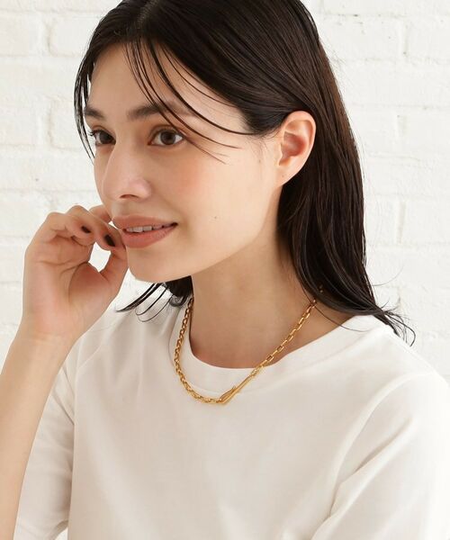 COCOSHNIK ONKITSCH / ココシュニックオンキッチュ ネックレス・ペンダント・チョーカー | シルバー ドームチェーン フックネックレス GP | 詳細12