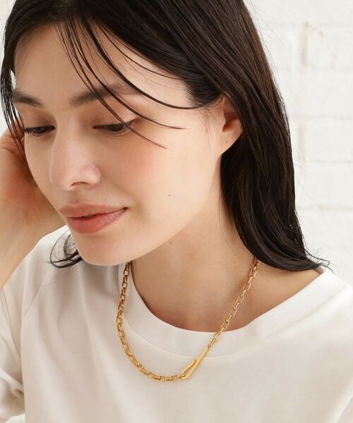 COCOSHNIK ONKITSCH / ココシュニックオンキッチュ ネックレス・ペンダント・チョーカー | シルバー ドームチェーン フックネックレス GP | 詳細15