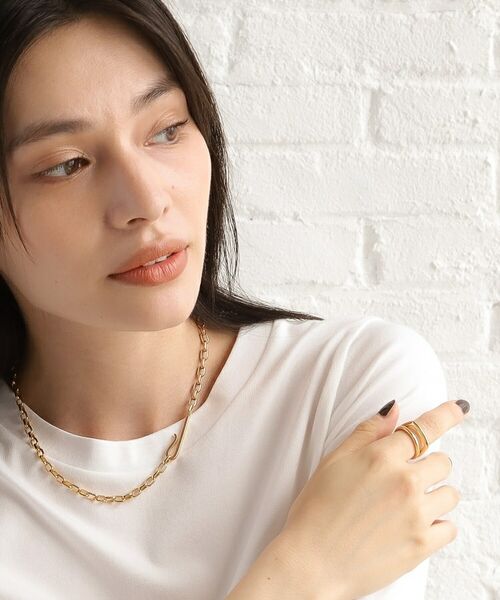 COCOSHNIK ONKITSCH / ココシュニックオンキッチュ ネックレス・ペンダント・チョーカー | シルバー ドームチェーン フックネックレス GP | 詳細16