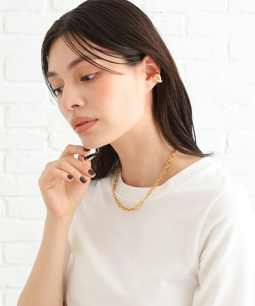 COCOSHNIK ONKITSCH / ココシュニックオンキッチュ ネックレス・ペンダント・チョーカー | シルバー ドームチェーン フックネックレス GP | 詳細9