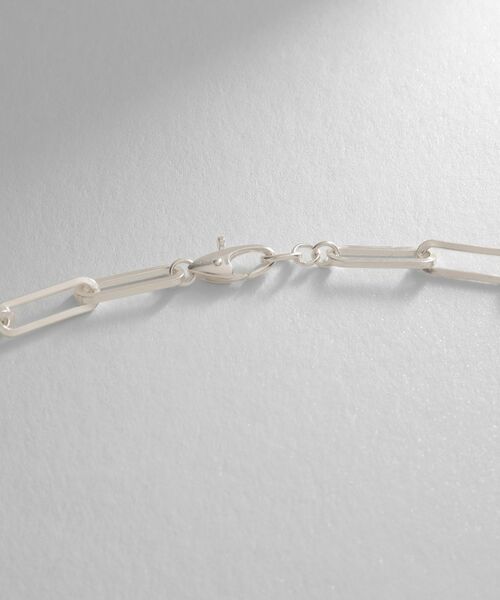 COCOSHNIK ONKITSCH / ココシュニックオンキッチュ ネックレス・ペンダント・チョーカー | シルバー デザインチェーン フラットケーブルネックレス（43㎝） | 詳細3