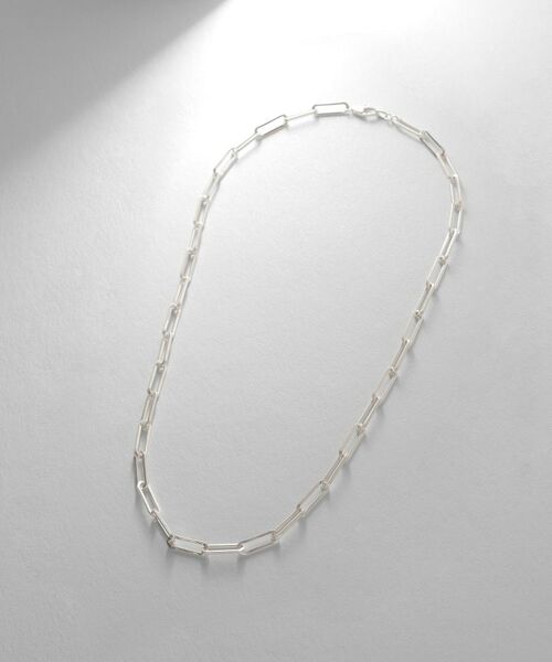 COCOSHNIK ONKITSCH / ココシュニックオンキッチュ ネックレス・ペンダント・チョーカー | シルバー デザインチェーン フラットケーブルネックレス（43㎝） | 詳細5