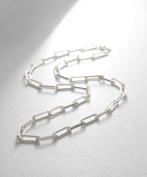 COCOSHNIK ONKITSCH / ココシュニックオンキッチュ ネックレス・ペンダント・チョーカー | シルバー デザインチェーン フラットケーブルネックレス（43㎝）（シルバー(600)）
