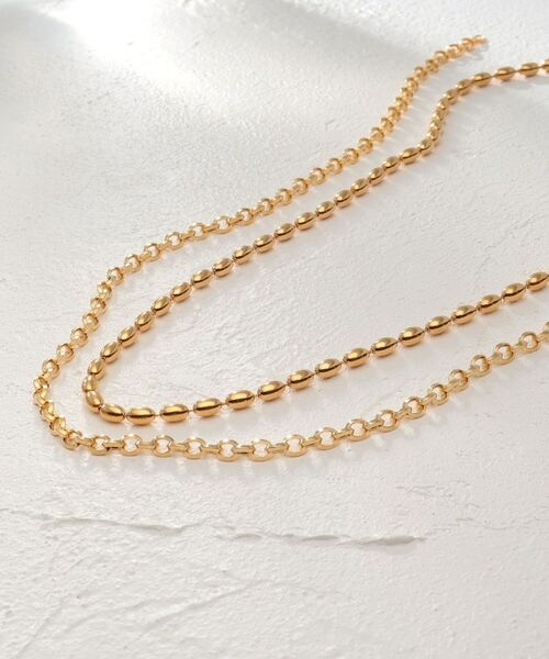 COCOSHNIK ONKITSCH / ココシュニックオンキッチュ ネックレス・ペンダント・チョーカー | シルバー デザインチェーン リッジケーブル ネックレス GP | 詳細5