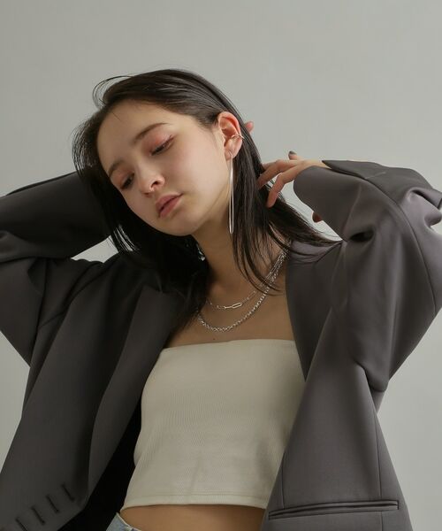 COCOSHNIK ONKITSCH / ココシュニックオンキッチュ ネックレス・ペンダント・チョーカー | シルバー デザインチェーン リッジケーブル ネックレス | 詳細8