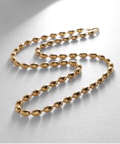 COCOSHNIK ONKITSCH / ココシュニックオンキッチュ ネックレス・ペンダント・チョーカー | シルバー デザインチェーン オーバルボールL ネックレス GP