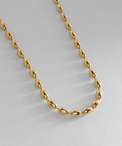 COCOSHNIK ONKITSCH / ココシュニックオンキッチュ ネックレス・ペンダント・チョーカー | シルバー デザインチェーン オーバルボールL ネックレス GP | 詳細2