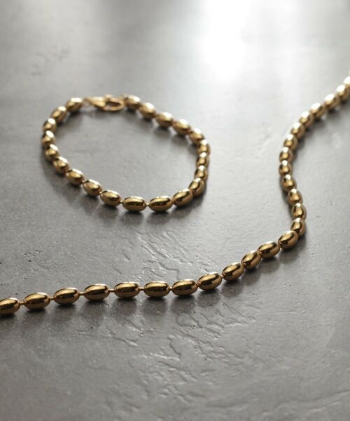 COCOSHNIK ONKITSCH / ココシュニックオンキッチュ ネックレス・ペンダント・チョーカー | シルバー デザインチェーン オーバルボールL ネックレス GP | 詳細6