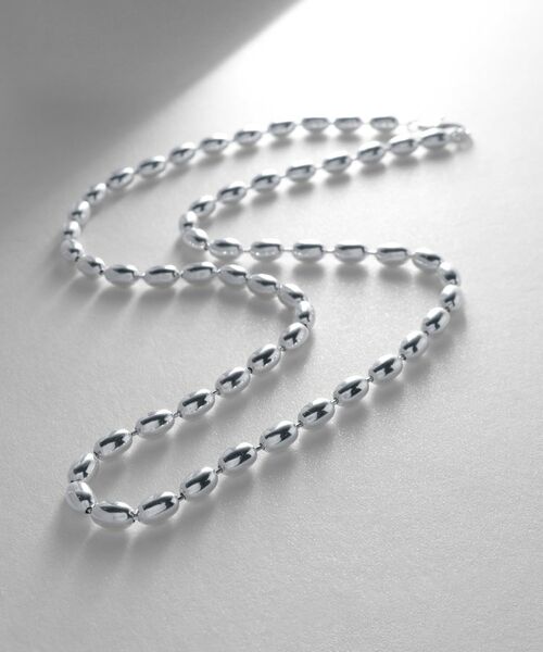 COCOSHNIK ONKITSCH / ココシュニックオンキッチュ ネックレス・ペンダント・チョーカー | シルバー デザインチェーン オーバルボールL ネックレス | 詳細1