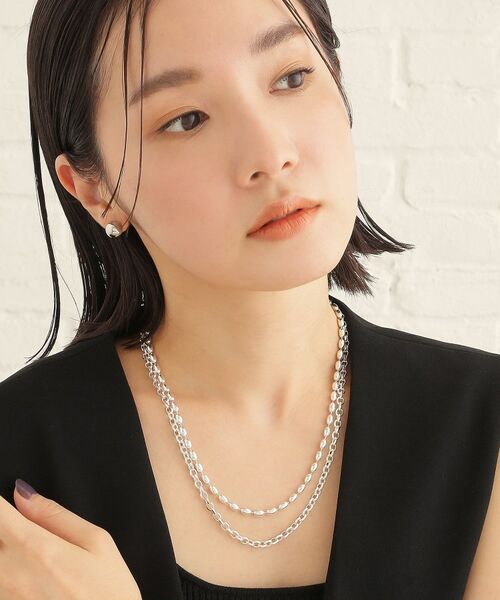 COCOSHNIK ONKITSCH / ココシュニックオンキッチュ ネックレス・ペンダント・チョーカー | シルバー デザインチェーン オーバルボールL ネックレス | 詳細10