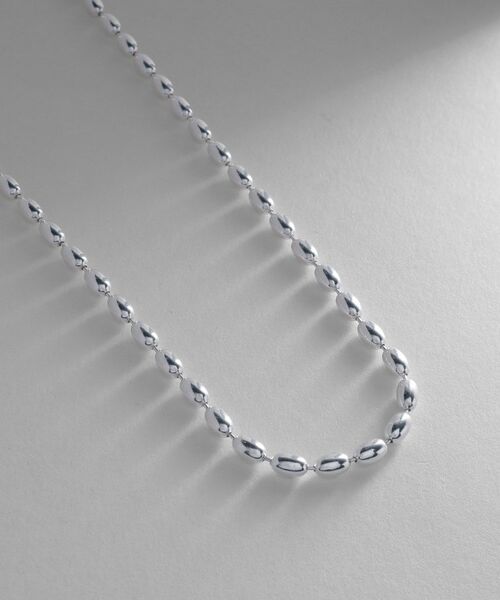 COCOSHNIK ONKITSCH / ココシュニックオンキッチュ ネックレス・ペンダント・チョーカー | シルバー デザインチェーン オーバルボールL ネックレス | 詳細2