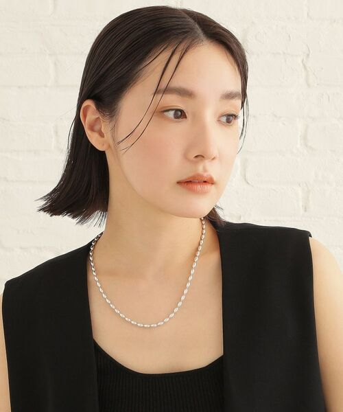 COCOSHNIK ONKITSCH / ココシュニックオンキッチュ ネックレス・ペンダント・チョーカー | シルバー デザインチェーン オーバルボールL ネックレス | 詳細7