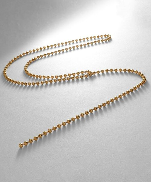 COCOSHNIK ONKITSCH / ココシュニックオンキッチュ ネックレス・ペンダント・チョーカー | シルバー ボールチェーン ラリエット ネックレス GP | 詳細1