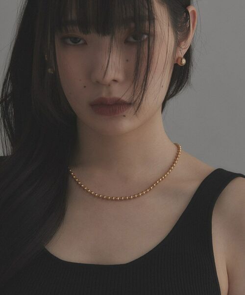 COCOSHNIK ONKITSCH / ココシュニックオンキッチュ ネックレス・ペンダント・チョーカー | シルバー ボールチェーン ラリエット ネックレス GP | 詳細12