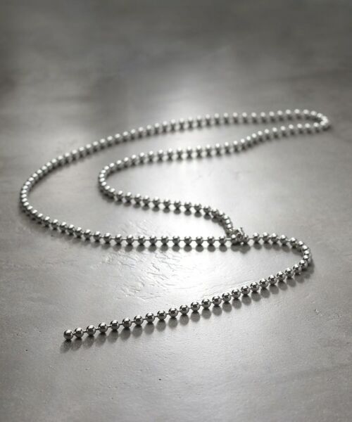 COCOSHNIK ONKITSCH / ココシュニックオンキッチュ ネックレス・ペンダント・チョーカー | シルバー ボールチェーン ラリエット ネックレス | 詳細5