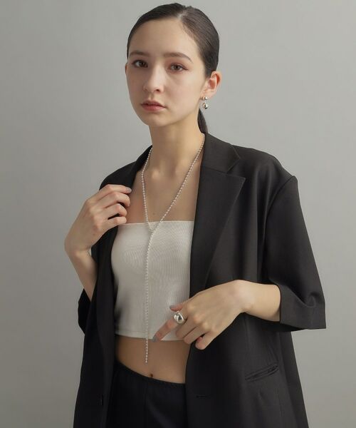 COCOSHNIK ONKITSCH / ココシュニックオンキッチュ ネックレス・ペンダント・チョーカー | シルバー ボールチェーン ラリエット ネックレス | 詳細8