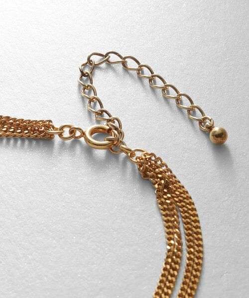 COCOSHNIK ONKITSCH / ココシュニックオンキッチュ ネックレス・ペンダント・チョーカー | シルバー カーブチェーン レイヤード ネックレス GP | 詳細3