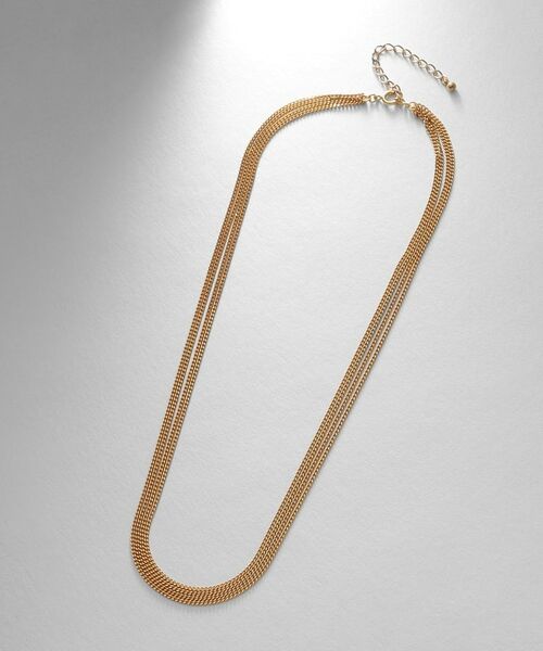 COCOSHNIK ONKITSCH / ココシュニックオンキッチュ ネックレス・ペンダント・チョーカー | シルバー カーブチェーン レイヤード ネックレス GP | 詳細4