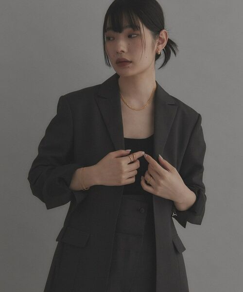 COCOSHNIK ONKITSCH / ココシュニックオンキッチュ ネックレス・ペンダント・チョーカー | シルバー カーブチェーン レイヤード ネックレス GP | 詳細7